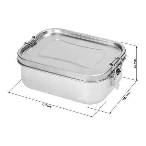 Vorratsdose &quot;Apart&quot; 17x13x6 cm silber | ohne Werbeanbringung | Nicht verfügbar | Nicht verfügbar