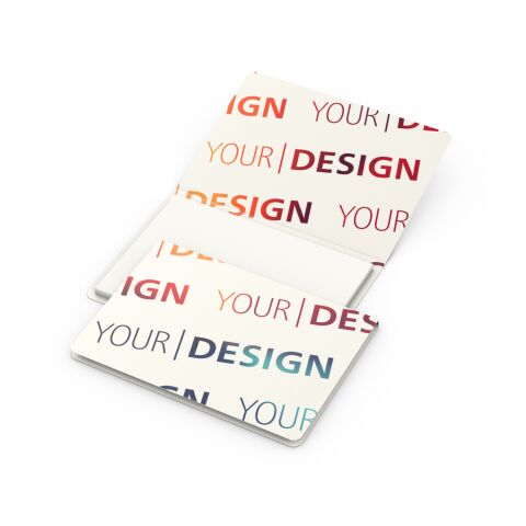 Haftnotiz Memo-Card White Recycling Bunt | ohne Werbeanbringung | ohne Werbeanbringung