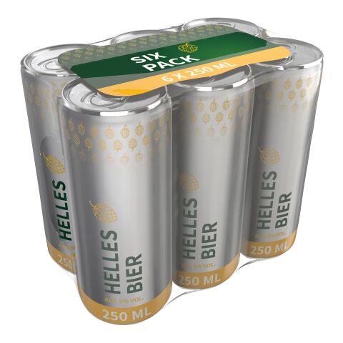 Bier, Sixpack 4C Digital Druck matt | Folienetikett(Fullbody transp)