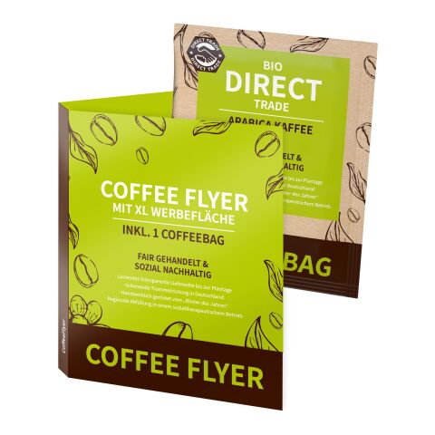 CoffeeFlyer - Bio Direct Trade - Individual Design Auf Aromaverpackung und Klappkarte