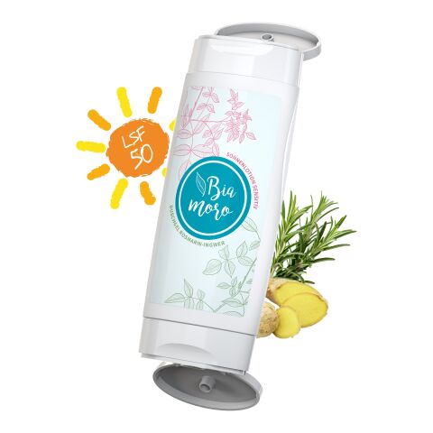 DuoPack Sonnenmilch LSF 50 (sensitiv) + Duschgel &quot;Rosmarin-Ingwer&quot; (2 x 50 ml) 4C Body Label