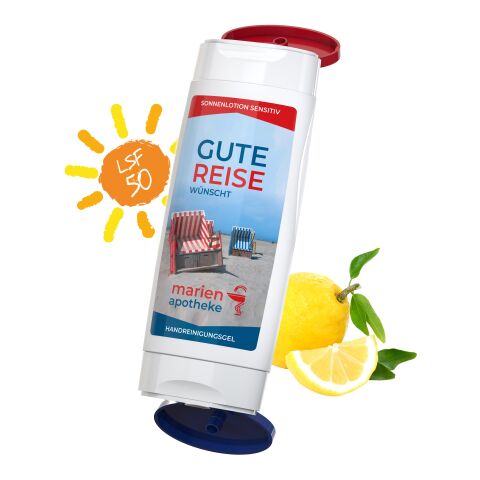 DuoPack Sonnenmilch LSF 50 (sensitiv) + Handreinigungsgel (2 x 50 ml) ohne Werbeanbringung
