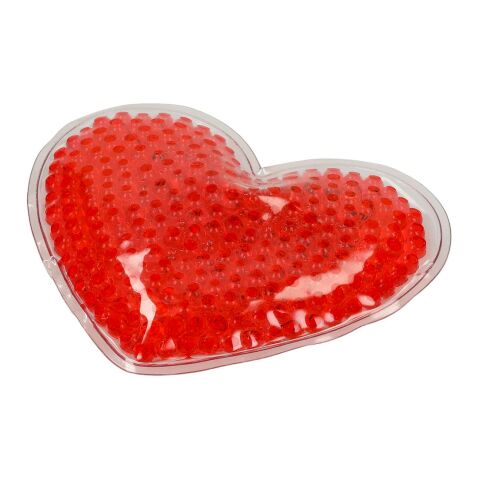 Kühl-/Wärmekissen &quot;Bead&quot;, Herz rot | ohne Werbeanbringung | Nicht verfügbar | Nicht verfügbar