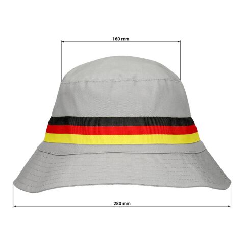 Bucket hat &quot;Germany&quot; grau | ohne Werbeanbringung | Nicht verfügbar | Nicht verfügbar