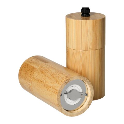 Salz- und Pfeffermühlen-Set "Grind", klein natur | ohne Werbeanbringung | Nicht verfügbar | Nicht verfügbar