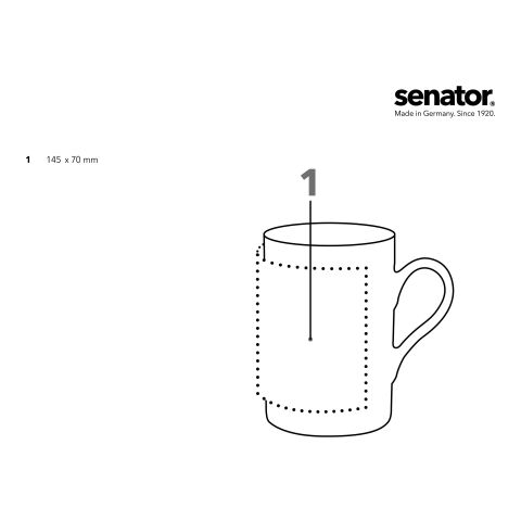 senator Prime   Tasse weiß | ohne Werbeanbringung