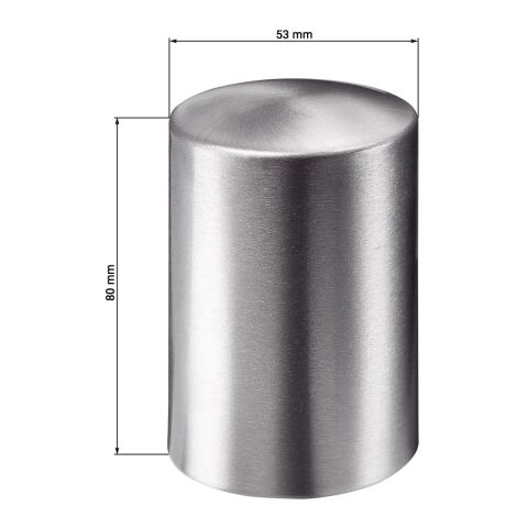 Kapselheber &quot;Push&quot; silber | ohne Werbeanbringung | Nicht verfügbar | Nicht verfügbar