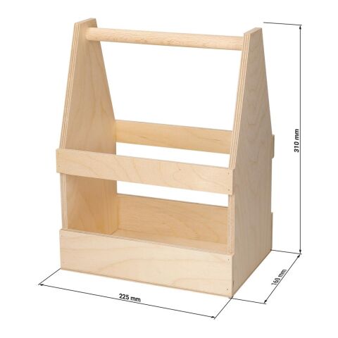 Bierflaschenträger &quot;Six Pack&quot; natur | ohne Werbeanbringung | Nicht verfügbar | Nicht verfügbar