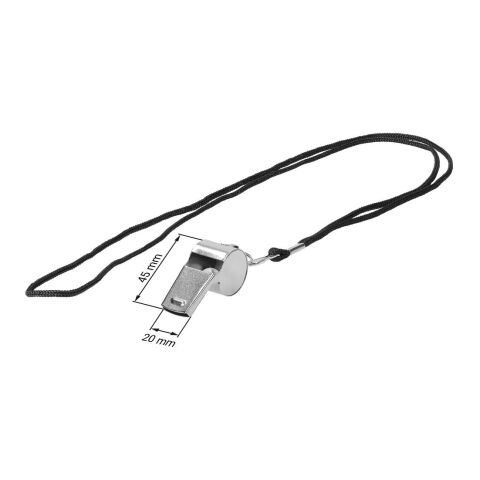 Trillerpfeife &quot;Schiri&quot; silber | ohne Werbeanbringung | Nicht verfügbar | Nicht verfügbar