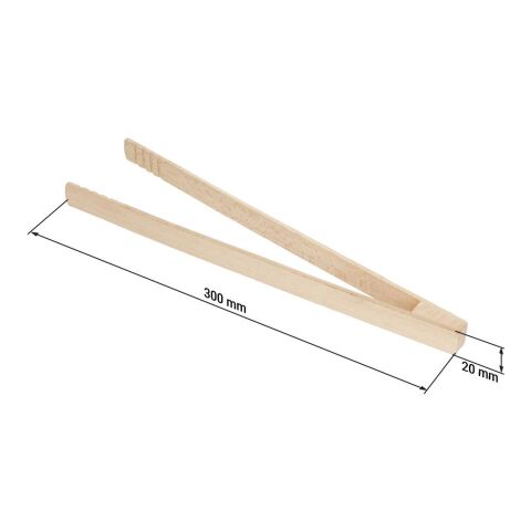 Grillzange &quot;Delano&quot; natur | ohne Werbeanbringung | Nicht verfügbar | Nicht verfügbar