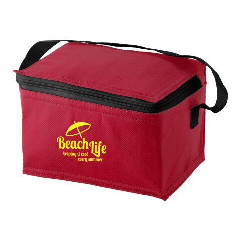 Spectrum Kühltasche für 6 Dosen Standard | rot | ohne Werbeanbringung | Nicht verfügbar | Nicht verfügbar