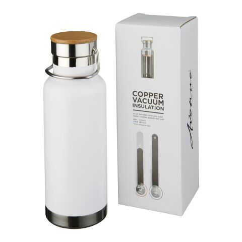 Thor 480 ml kupfer-vakuumisolierte Sportflasche Standard | weiß | ohne Werbeanbringung | Nicht verfügbar | Nicht verfügbar