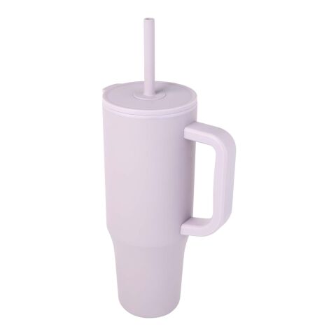 Brady 900 ml RCS-zertifizierter Isolierbecher mit Silikon Trinkhalm fliederfarben