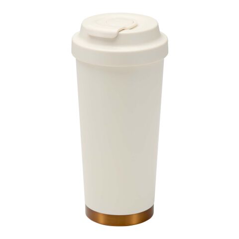 Hampton 480 ml RCS vakuumisolierter One-Touch Becher aus recyceltem Edelstahl creme