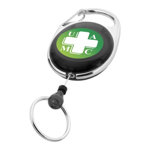 Gerlos Schlüsselkette mit Rollerclip Standard | schwarz | ohne Werbeanbringung | Nicht verfügbar | Nicht verfügbar | Nicht verfügbar