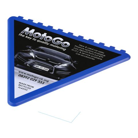 Frosty 2.0 dreieckiger Eiskratzer royalblau | ohne Werbeanbringung | Nicht verfügbar | Nicht verfügbar