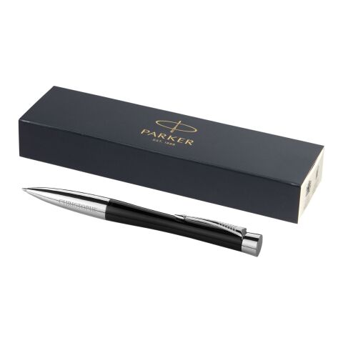 Parker Urban Kugelschreiber Priority | Schwarz-Silber | 1-farbiger Digitaler Aufkleber | Krone | Ø 11 mm | Nicht verfügbar