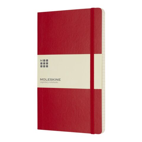 Moleskine Classic Softcover Notizbuch L – kariert Standard | scharlachrot | ohne Werbeanbringung | Nicht verfügbar | Nicht verfügbar