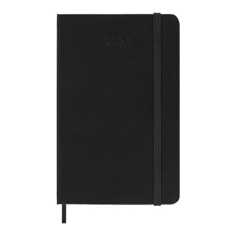 Moleskine Hardcover 12 Monate Tageskalender , Pocket-Format Standard | schwarz | ohne Werbeanbringung | Nicht verfügbar | Nicht verfügbar