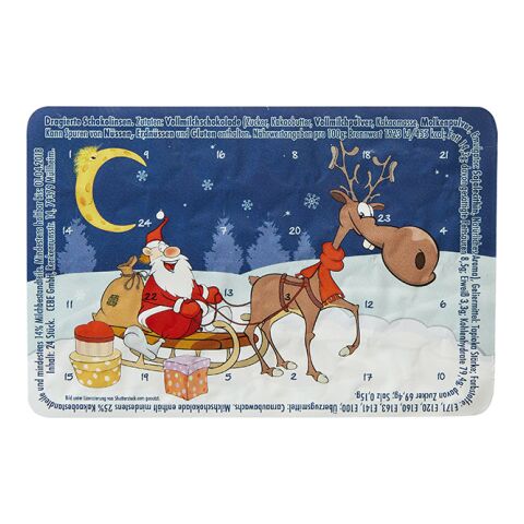 Kleinster (Advents-)Kalender der Welt "Standard" mit Pulmoll Geschenkeschlitten