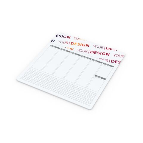 Haftnotiz-Mousepad Bestseller Bunt | Nicht verfügbar | ohne Werbeanbringung | Haftnotiz Wochenplaner