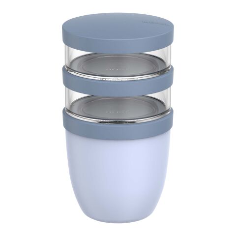 Mepal Ellipse Dreiteiliger, 500 ml + 2 x 200 ml isolierter Lunchpot Standard | blau | ohne Werbeanbringung | Nicht verfügbar | Nicht verfügbar