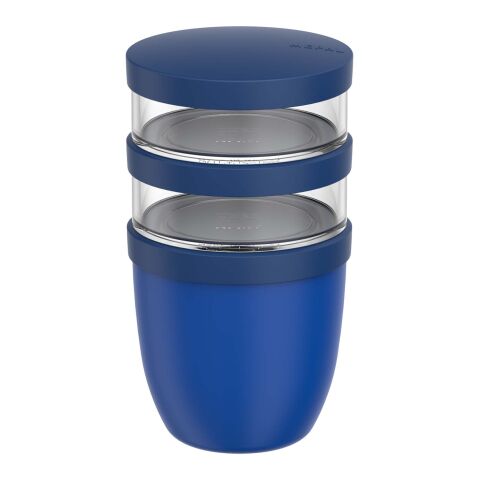 Mepal Ellipse Dreiteiliger, 500 ml + 2 x 200 ml isolierter Lunchpot Standard | Vivid blue | ohne Werbeanbringung | Nicht verfügbar | Nicht verfügbar