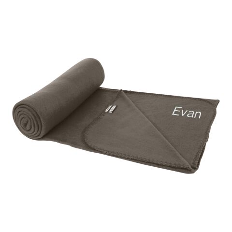 Willow RPET Decke aus Polar Fleece Standard | anthrazit | ohne Werbeanbringung | Nicht verfügbar | Nicht verfügbar | Nicht verfügbar