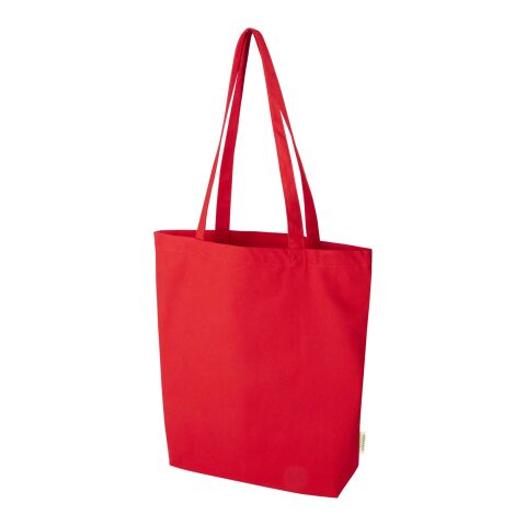 Odisha 180 g/m² OCS Bio-Tragetasche mit breitem Boden 11L rot