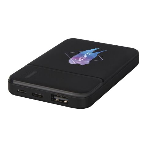 Loop 5000 mAh Powerbank aus recyceltem Kunststoff Standard | schwarz | ohne Werbeanbringung | Nicht verfügbar | Nicht verfügbar