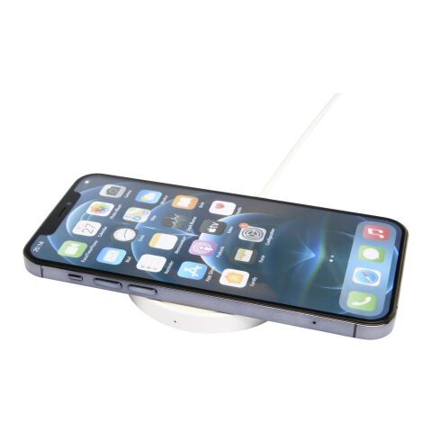 Freal 15W Kabelloses Ladepad aus recyceltem Kunststoff Standard | weiß | ohne Werbeanbringung | Nicht verfügbar | Nicht verfügbar