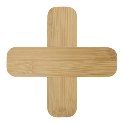 Croc Untersetzer aus Bambus – groß Standard | natur | ohne Werbeanbringung | Nicht verfügbar | Nicht verfügbar