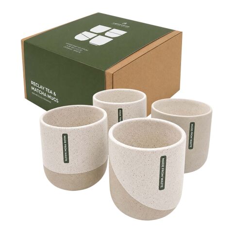 Originalhome Reclay 350 ml Tee- und Matcha-Becher Set  weiß