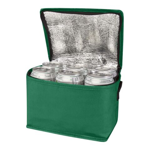 Spectrum Kühltasche aus recyceltem GRS Non Woven für 6 Dosen 4 L grün