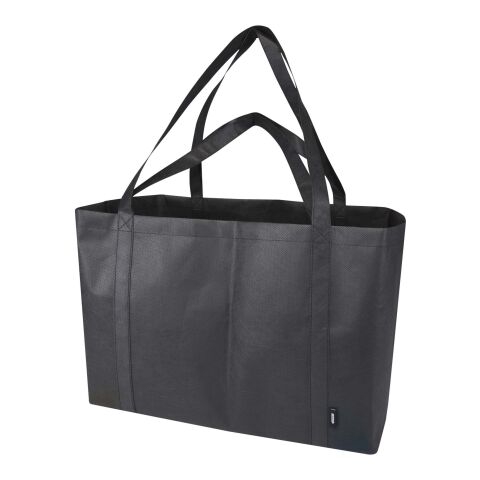 Jumbo Extra große Tragetasche aus recyceltem GRS Non Woven 65 L Standard | schwarz | ohne Werbeanbringung | Nicht verfügbar | Nicht verfügbar | Nicht verfügbar