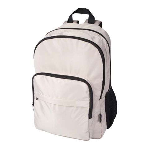 Trend Plus 15&quot; Laptop-Rucksack aus recyceltem GRS-Material 20 L Standard | Oatmeal | ohne Werbeanbringung | Nicht verfügbar | Nicht verfügbar