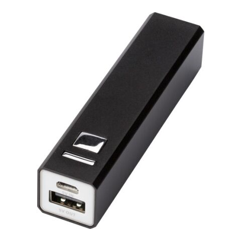 Powerbank 'Highline' aus Aluminium Schwarz | ohne Werbeanbringung | Nicht verfügbar | Nicht verfügbar