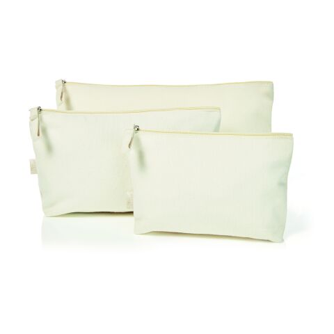 Halfar Reißverschluss-Tasche ORGANIC S hellgrau | ohne Werbeanbringung