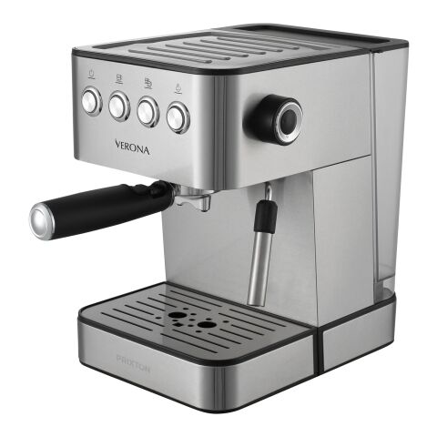 Prixton Verona Kaffeemaschine silber | ohne Werbeanbringung