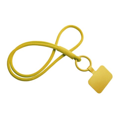 Tubyard Lanyard mit Telefonhalterung und elastischem Band Sun Orange | ohne Werbeanbringung | Nicht verfügbar | Nicht verfügbar