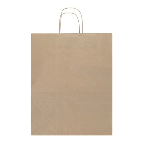 Kraft 80–90 g/m² Papiertasche mit Kordelgriffen – 32 × 17 × 39 cm Kraftpapier | ohne Werbeanbringung | Nicht verfügbar | Nicht verfügbar