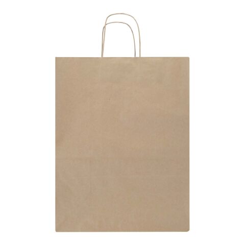 Kraft 80–90 g/m² Papiertasche mit Kordelgriffen – 25 × 15 × 32 cm Kraftpapier | ohne Werbeanbringung | Nicht verfügbar | Nicht verfügbar