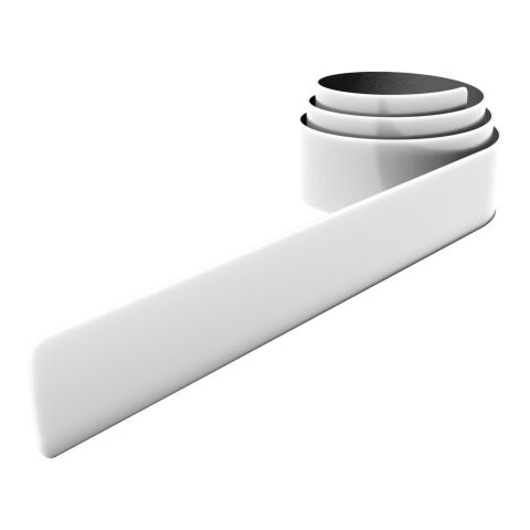 RFX™ 44 cm reflektierendes TPU Schnapparmband weiß | ohne Werbeanbringung | Nicht verfügbar | Nicht verfügbar