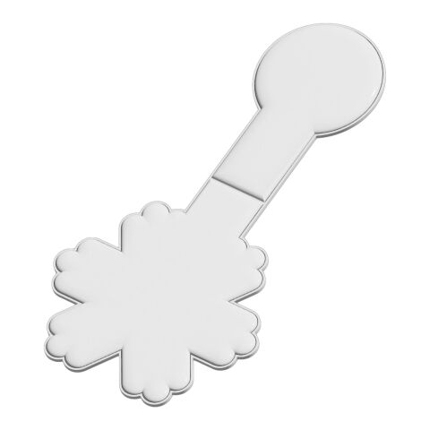 RFX™ Reflektierender TPU-Magnet Schneeflocke weiß | ohne Werbeanbringung | Nicht verfügbar | Nicht verfügbar