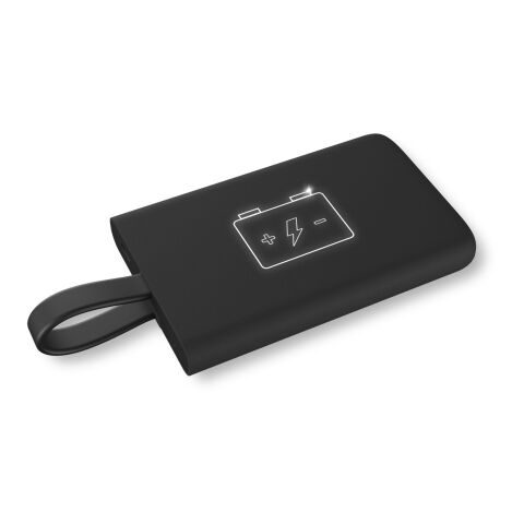 SCX.design P05 1000 mAh Powerbank mit Leuchtlogo schwarz-weiss | Not applicable | ohne Werbeanbringung | Nicht verfügbar | Nicht verfügbar