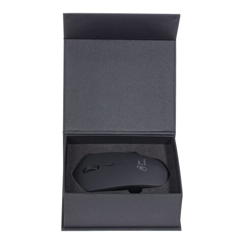 SCX.design O21 kabellose Lade-Maus mit Leuchtlogo schwarz | ohne Werbeanbringung | Nicht verfügbar | Nicht verfügbar