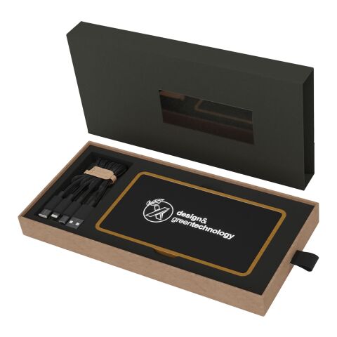 SCX.design P35 5.000 mAh Powerbank aus Holz mit Leuchtlogo holz-schwarz | Not applicable | ohne Werbeanbringung | Nicht verfügbar | Nicht verfügbar