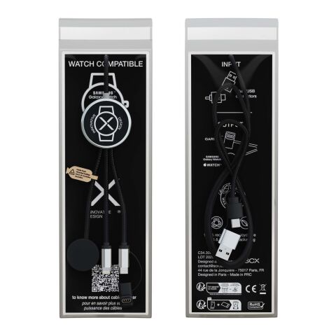SCX.design C34 7 in 1 Ladekabel für Smartwatches  schwarz | ohne Werbeanbringung | Nicht verfügbar | Nicht verfügbar