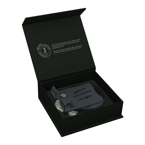 SCX.design O34 360° Smartphonehalterung mit 240W 4 in 1 Ladekabel  gun metal | ohne Werbeanbringung | Nicht verfügbar | Nicht verfügbar