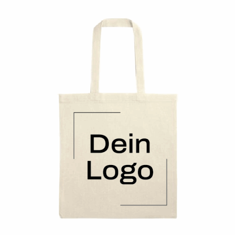 BONDI. Tragetasche aus 100% Baumwolle (140 g/m²) Beige | ohne Werbeanbringung